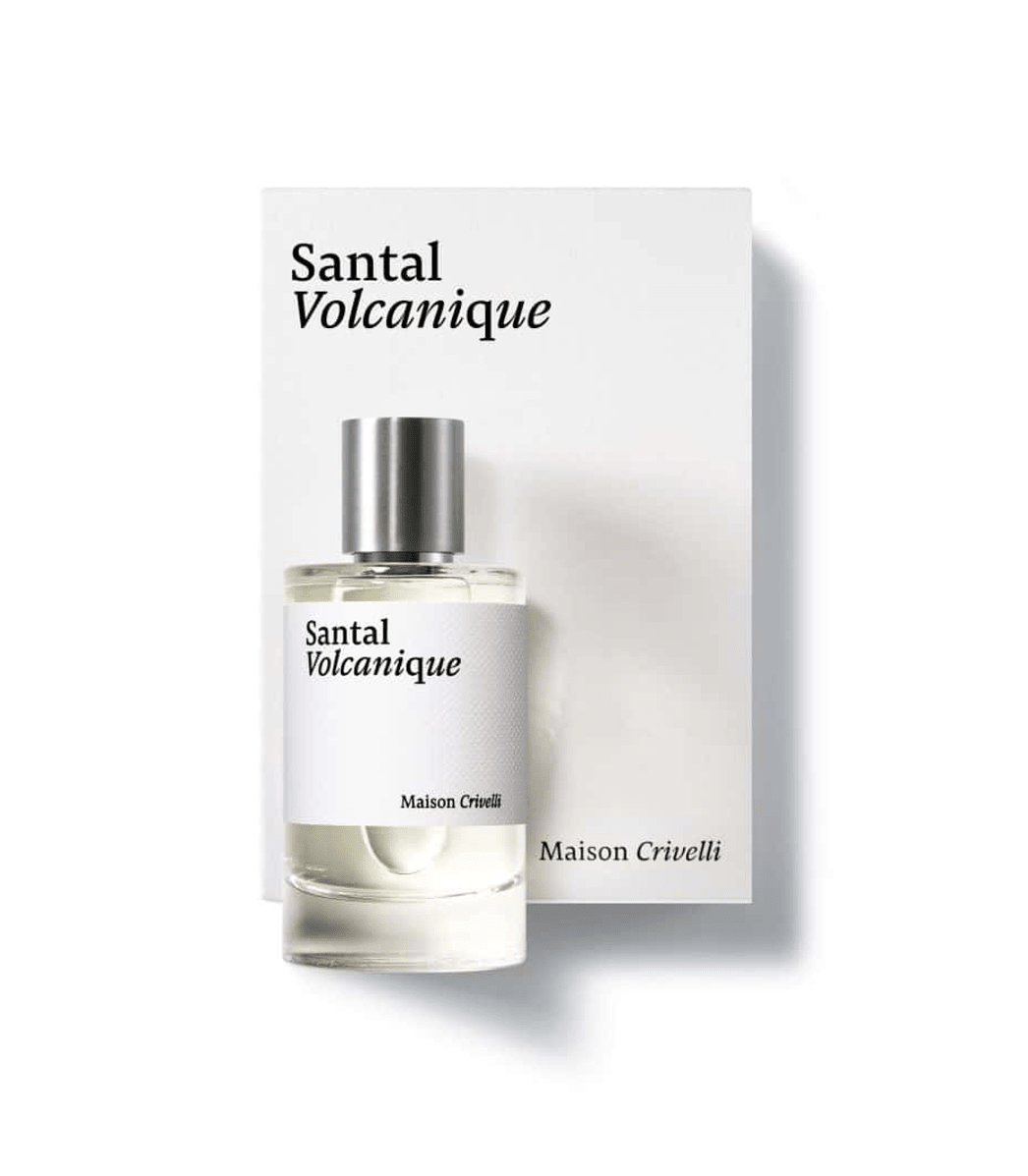 Santal Volcanique de Maison Crivelli, eau de parfum 100 ml avec son étui