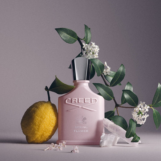 Spring Flower de Creed, flacon et matières premières