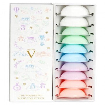 The Wonderful Mask Collection - Coffret Ensemble de soins du visage 10 pcs VALMONT - Soleil d'Or