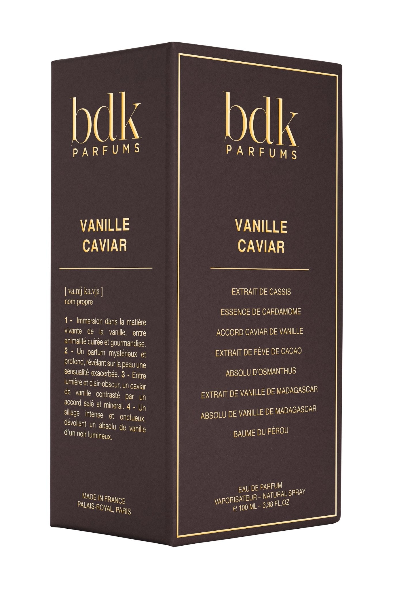 VANILLE CAVIAR BDK PARFUMS - Parfumerie du Soleil d'Or