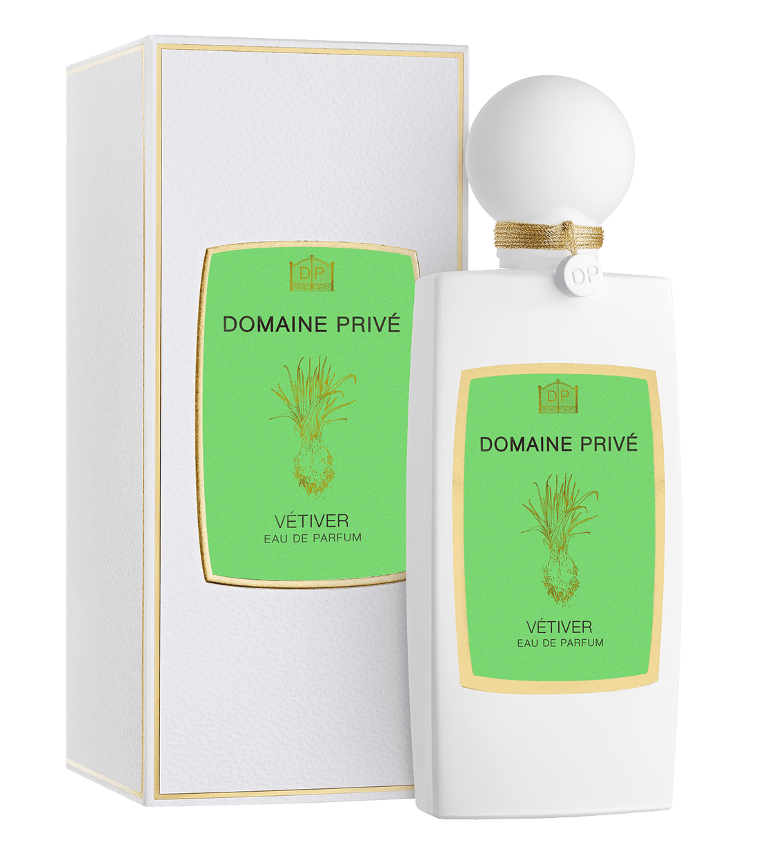 Vétiver by Domaine Privé, 100 ml eau de parfum with its box